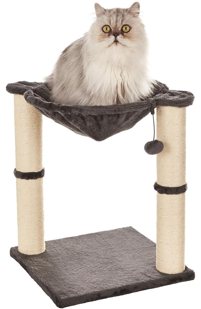 Amazon Basics Katzen-Kratzbaum mit Haus, Hängematte, Bett Produktbild 