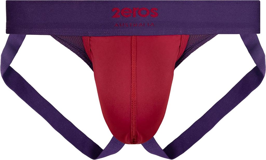 2EROS - Herren Unterwäsche - AKTIV Cronus Jockstrap Beet Red - 1x Größe S