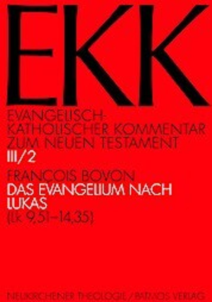 Evangelisch-Kath. Kommentar zum NT / Lukas III/2