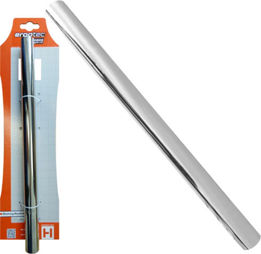 Ergotec Kerzensattelstütze Stahl, verchromt, Ø=22,0mm, L=300mm, silber
