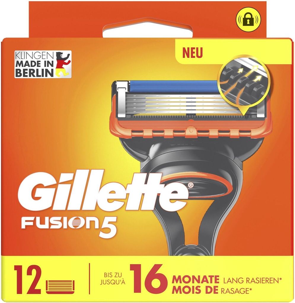 Gillette Fusion 5 System Rasierklingen XXL