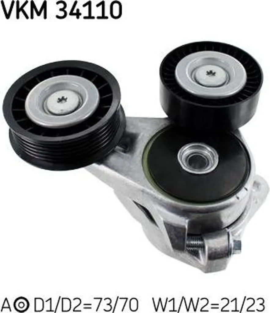 Galet de Tension SKF VKM34110 pour Entretien Courroie Focus et C-Max