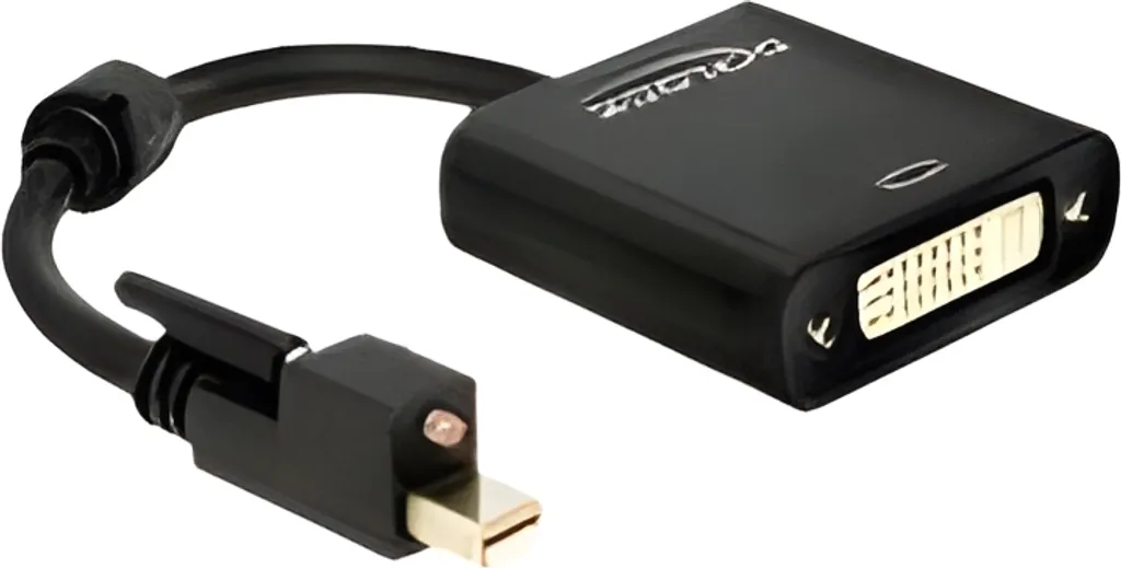 Adaptateur Mini DP vers DVI 4K avec vissage de sécurité haute performance