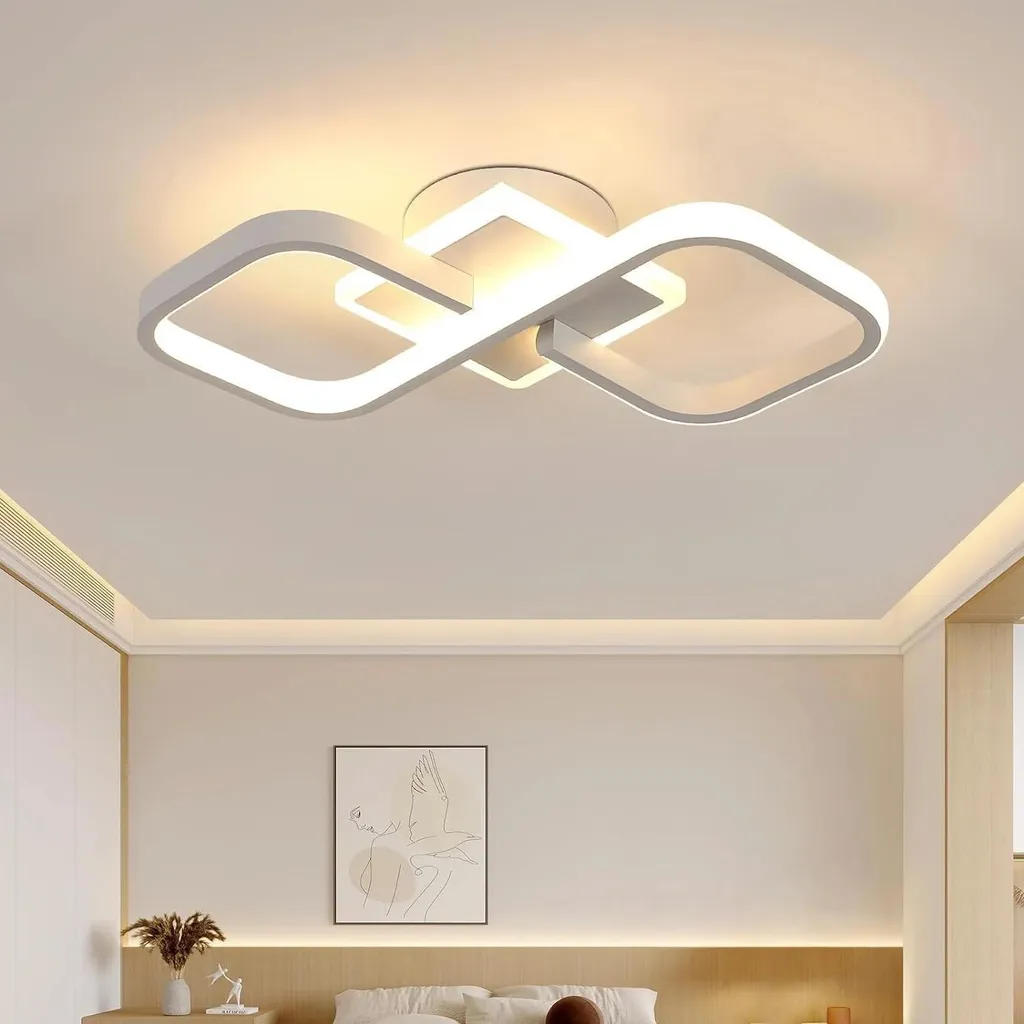 Plafonnier LED 30W Anti-Éblouissement : Éclairage Douceur 3000K Acrylique