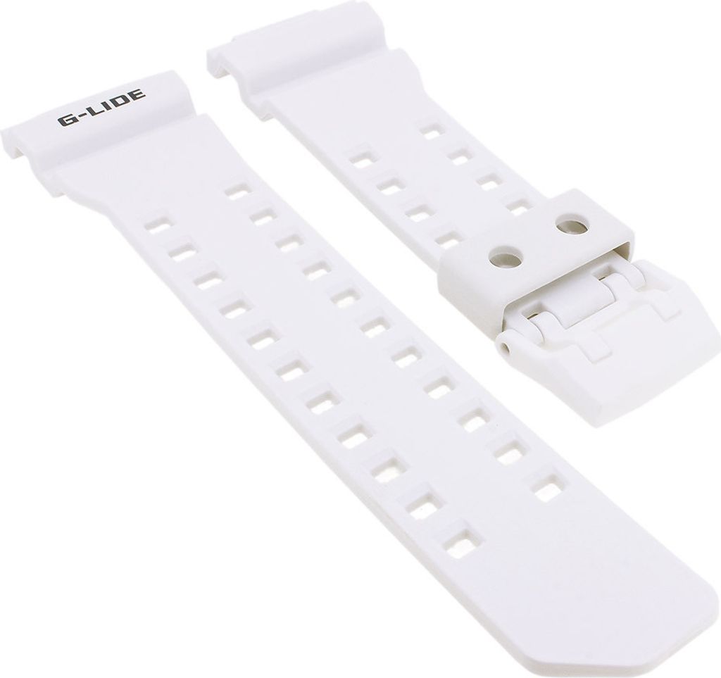 Casio Ersatzband | Uhrenarmband Resin weiß G-Shock G-Lide GAX-100A