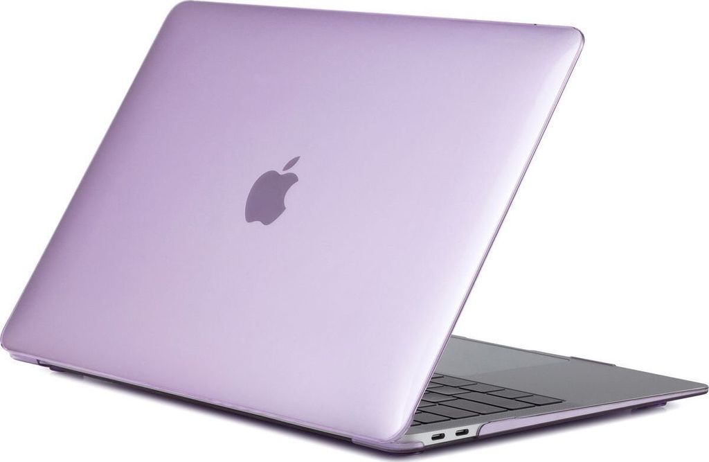 Mobigear Glossy MacBook Air 13 Zoll (2018-2020) Hardcase Hülle MacBook Case - Lila - Model A1932 / A2179 / A2337