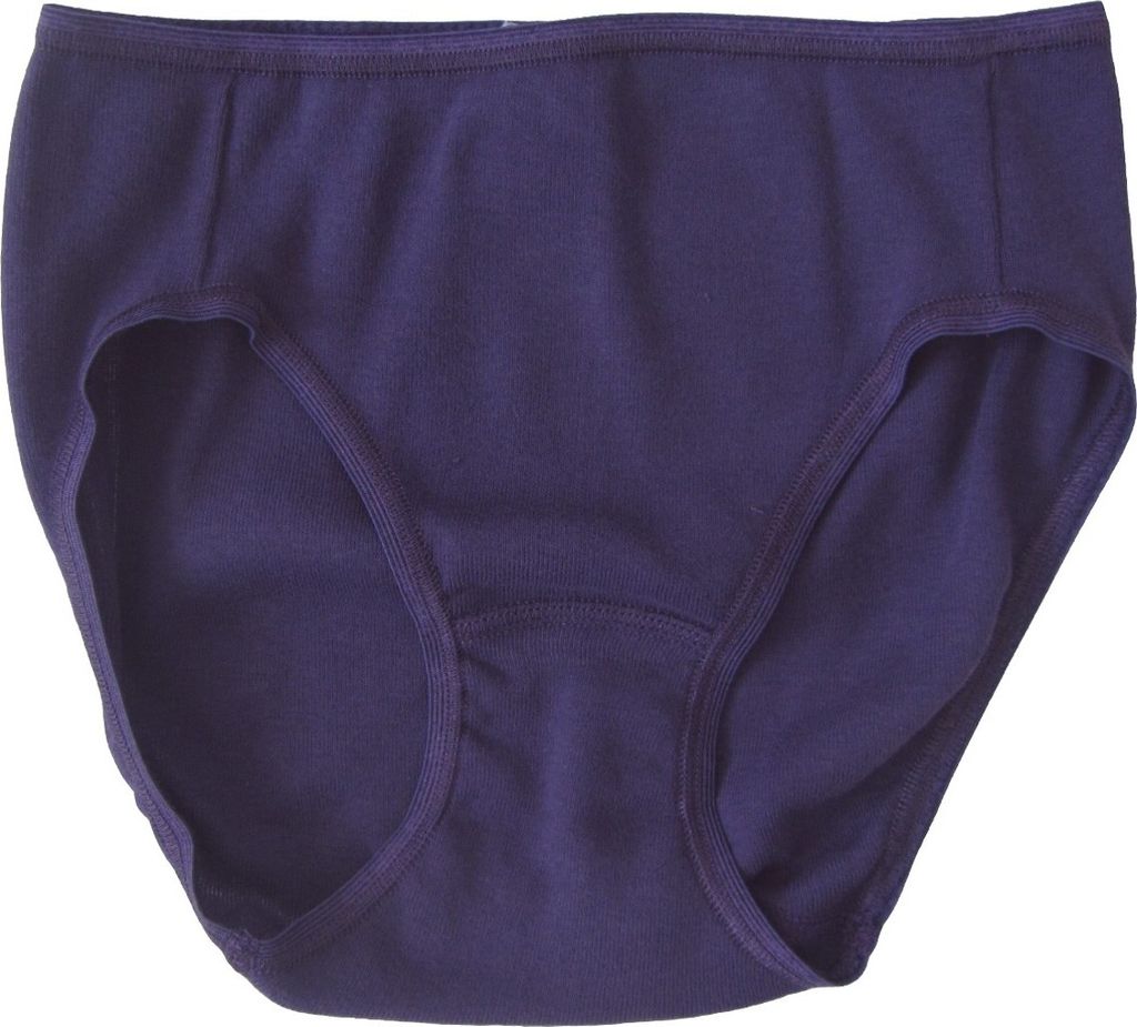HERMKO 2130 Mädchen Slip aus 100% Baumwolle, Unterhose in Feinripp-Qualität, Farbe:lila, Größe:104