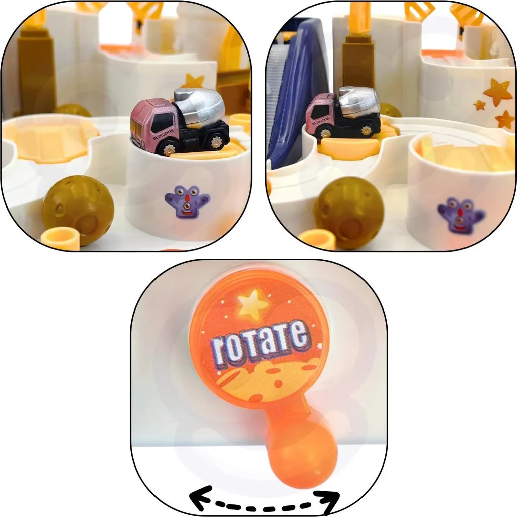 WOOPIE Circuit de Course Interactif Astronaute Aventure Spatiale