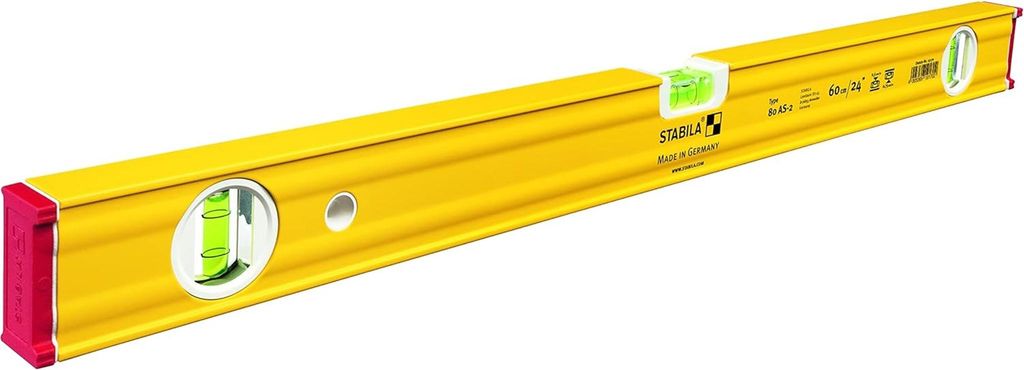 Stabila Type 80AS-2 19170 Leichtmetall-Wasserwaage 60 cm Obrázok produktu 