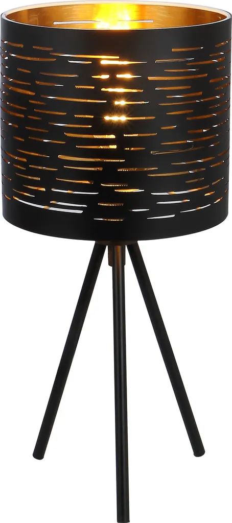 Globo Lighting Lampada da Tavolo Metallo Nero E14 - Design Classico