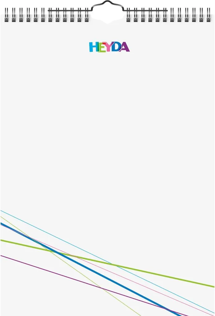 Calendrier Vierge A4 Blanc Heyda 2070471 : Créez vos Cadeaux DIY