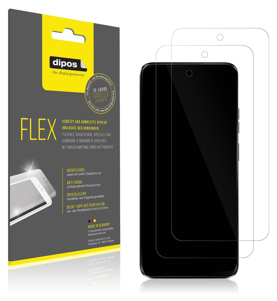 2x Schutzfolie für Motorola Moto G35 5G Folie, 100% Produktbild 