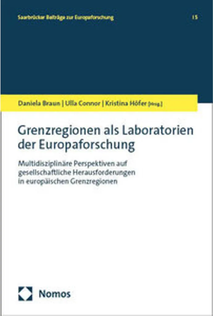 Ouvrage de Recherche Europaforschung Grenzregionen Laboratorien 15cm