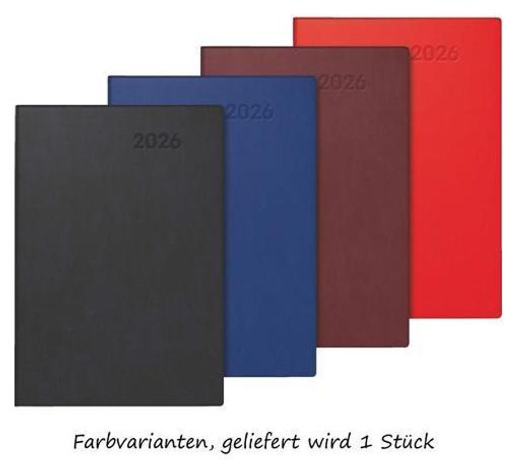 BRUNNEN Taschenkalender 2026 - A7 - Modell 716 – Produktbild 