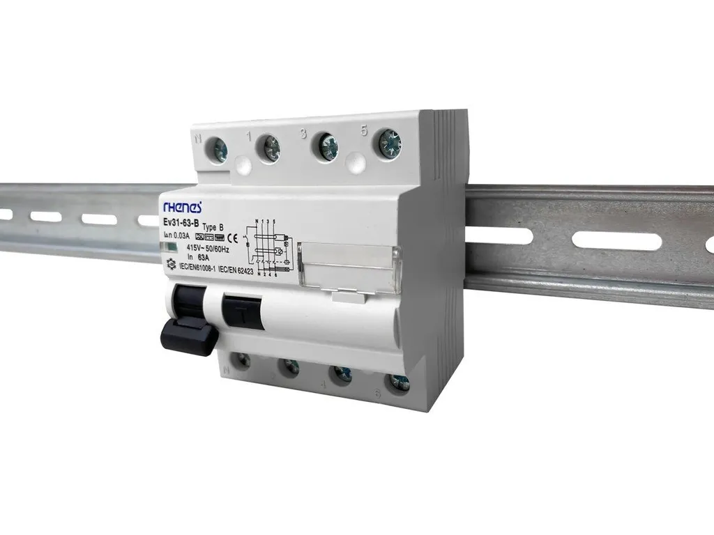 Dispositif différentiel Type B Ev31-63-B : Haute immunité 63A 30mA - 5