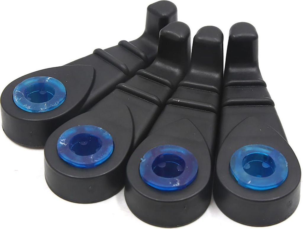 4Stk Auto Rücksitz Kleiderbügel Haken Tasche Handtasche Tuch Halter Schwarz