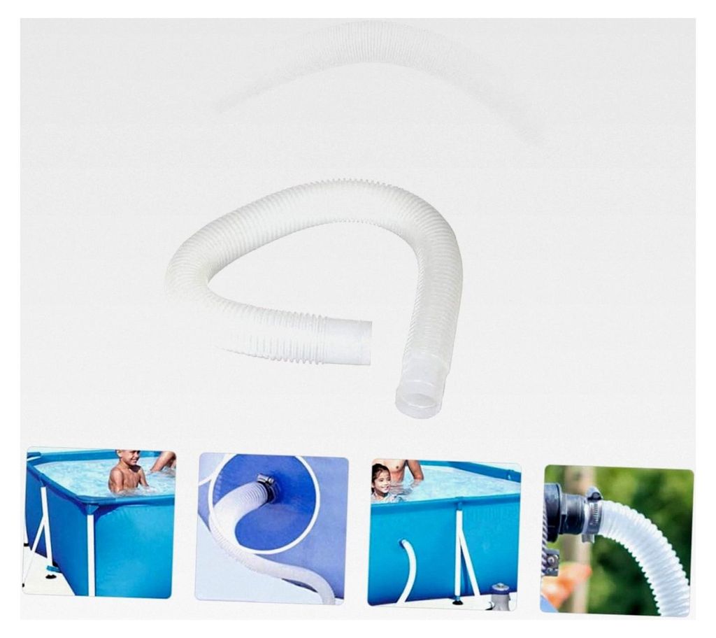 2 Stück Ersatzschlauch für Outdoor Schwimmbadpumpen aus umweltfreundlichem Gummi mit ausziehbarem und auslaufsicherem Design