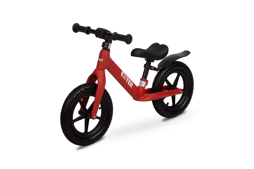 TOYZ Inter, Laufrad ab 3 Jahre, Lauflernrad, Kinderfahrrad Mädchen Junge, Rot