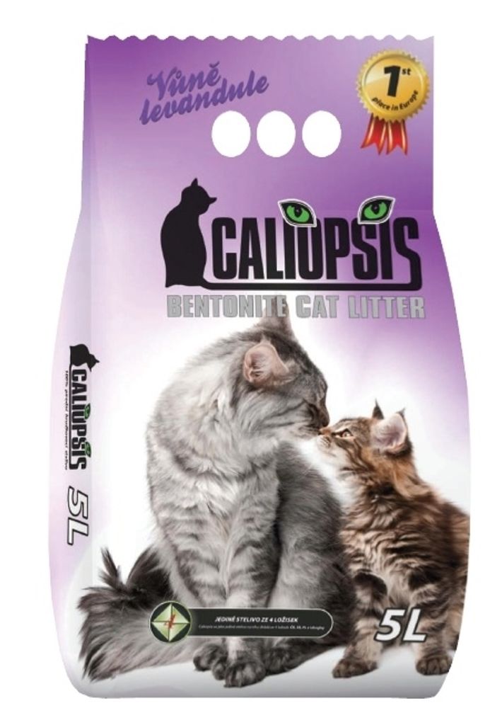Podstieľka pre mačky Caliopsis vôňa Levanduľa 5l Obrázok produktu 