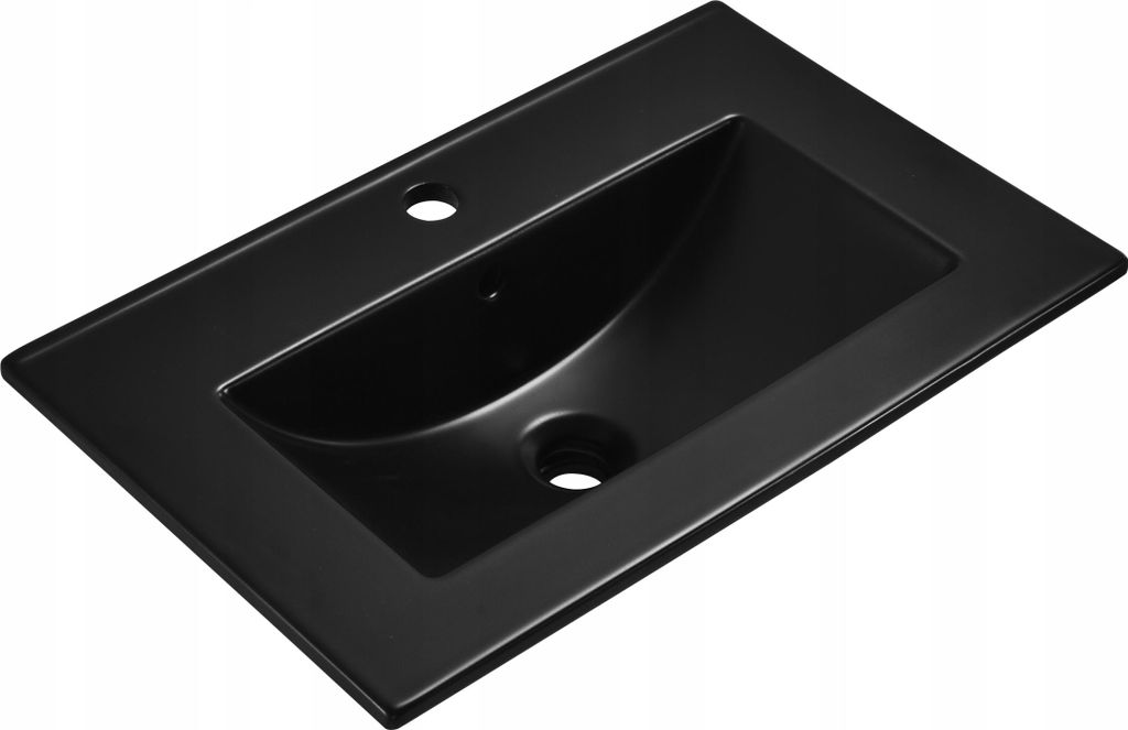 Umywalka Naszafkowa 700 x 390 x 175 CERAMICZNA CZARNA Zdjęcie produktu 