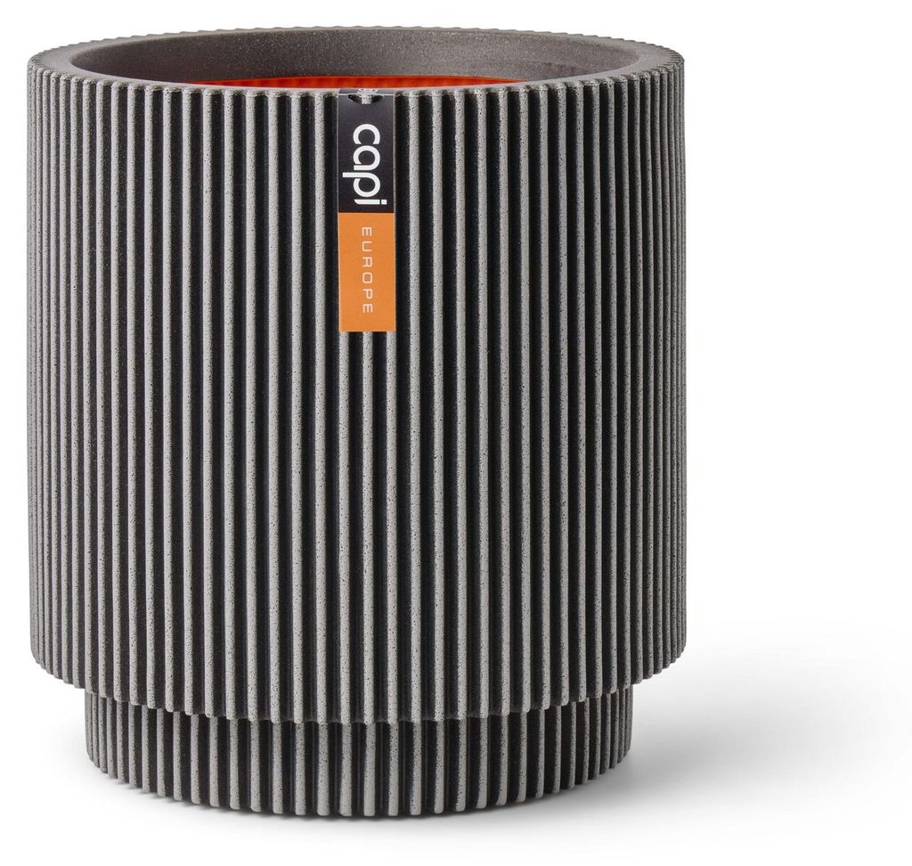 Obal Capi Nature Groove NL - Vase Cylindre Anthracite, Image du produit 