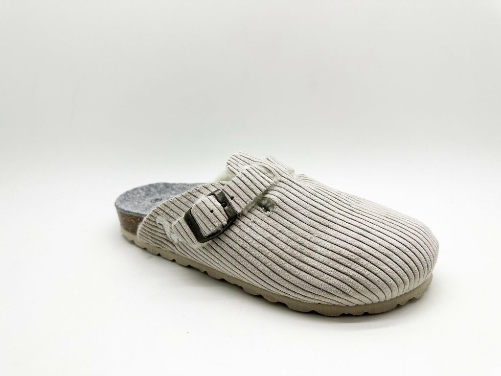Damen Clogs ultraleicht aus veganem Eco Cord Material mit recyceltem PET-Futter