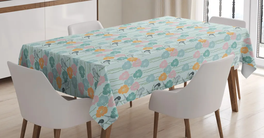 Tovaglia Rettangolare Abakuhaus Primavera 140x170 - Motivo Floreale