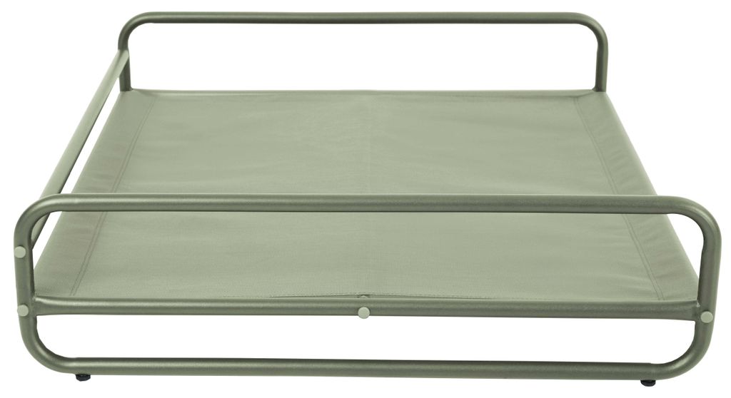 Gestell für modularen Gartenliegestuhl mit Hocker Kaktusmuster - Oviala Mixi