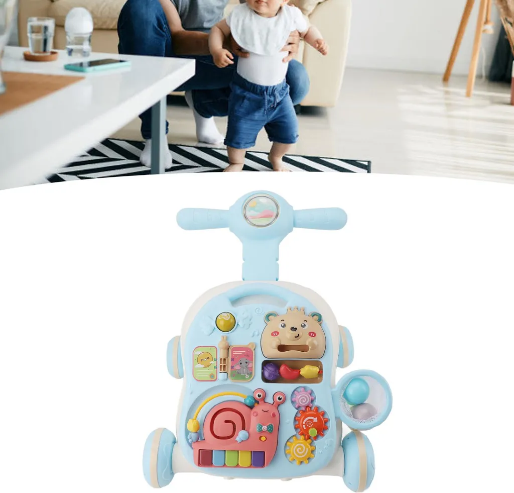 Trotteur Bébé Anti-basculement Réglable : Sécurité et Posture de Marche