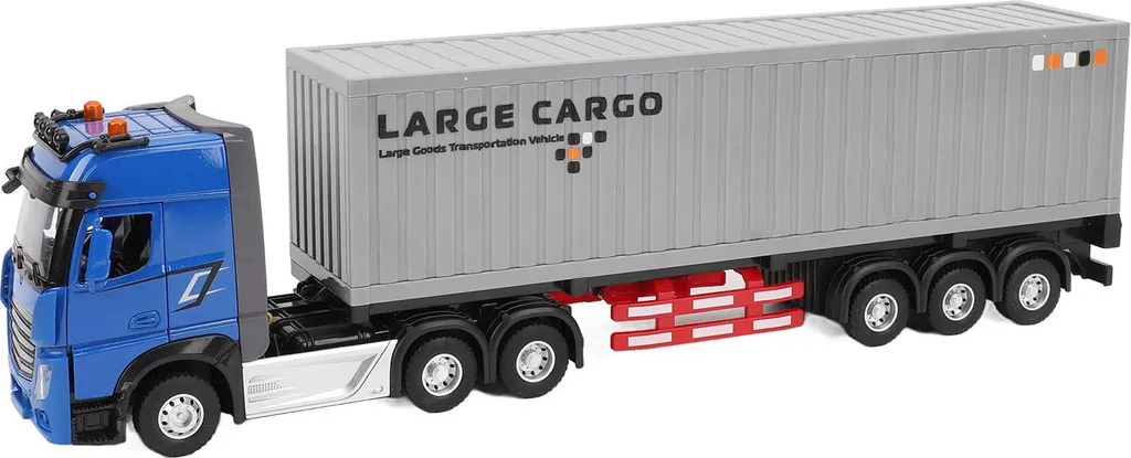 Camion semi-remorque RC avec portes ouvrables et conteneur en alliage
