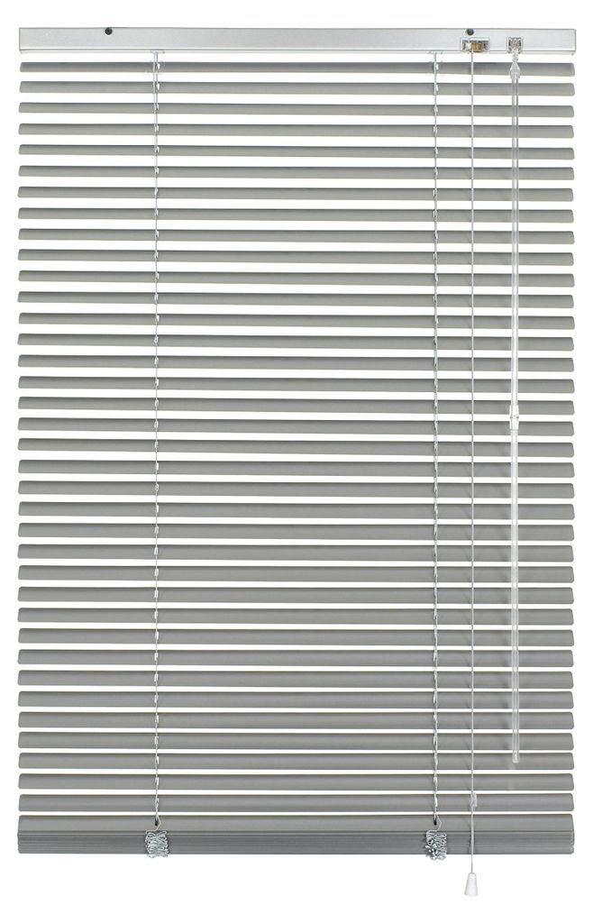 Żaluzja aluminiowa bez wiercenia srebrna 60x130 cm z Zdjęcie produktu 