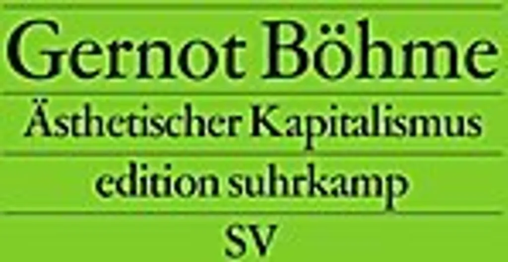 Livre de sociologie Ästhetischer Kapitalismus en édition brochée