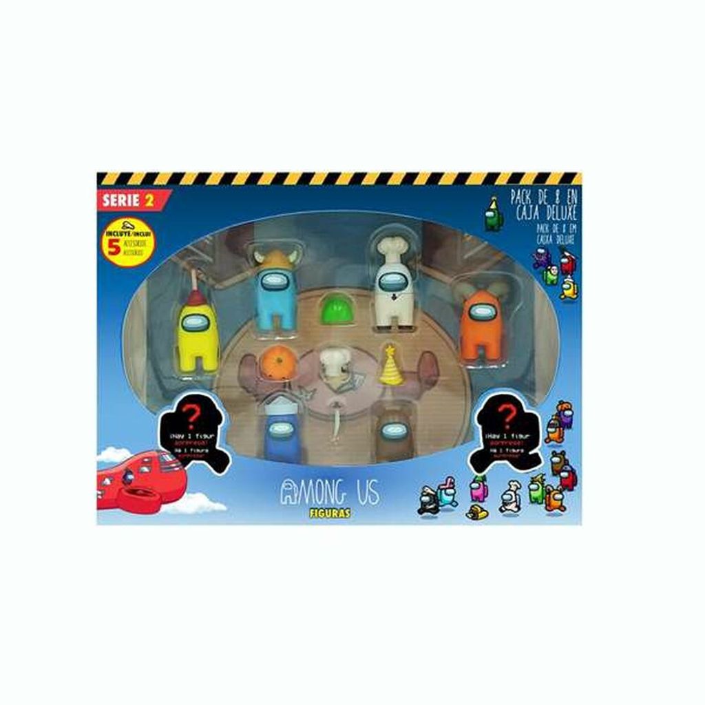 Figurensatz Among Us Serie 2 Pack Deluxe Produktbild 