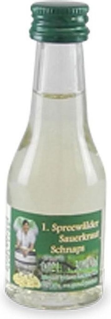 1. Spreewälder Sauerkraut Schnaps (2 cl / 30% vol.) Produktbild 