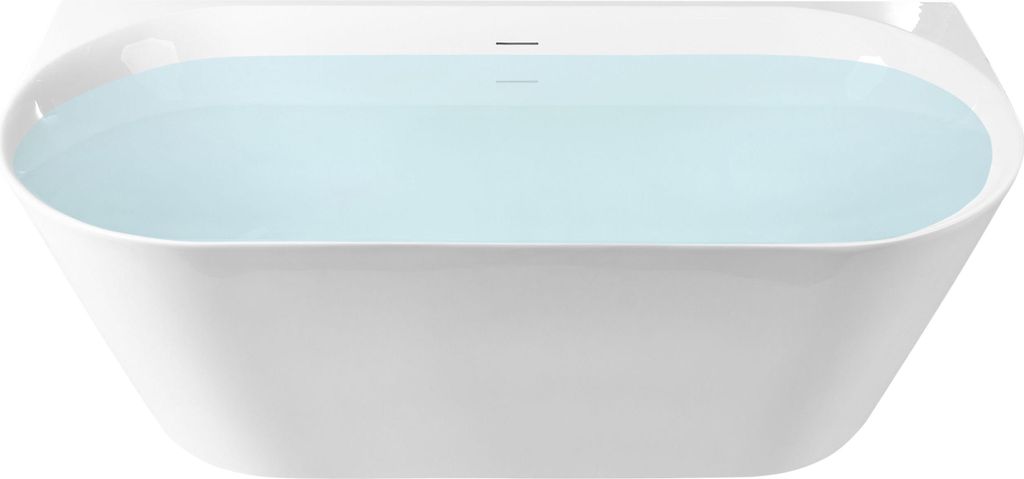BELIANI Badewanne Weiß 170 x 79 cm Acryl-Oberfläche Produktbild 