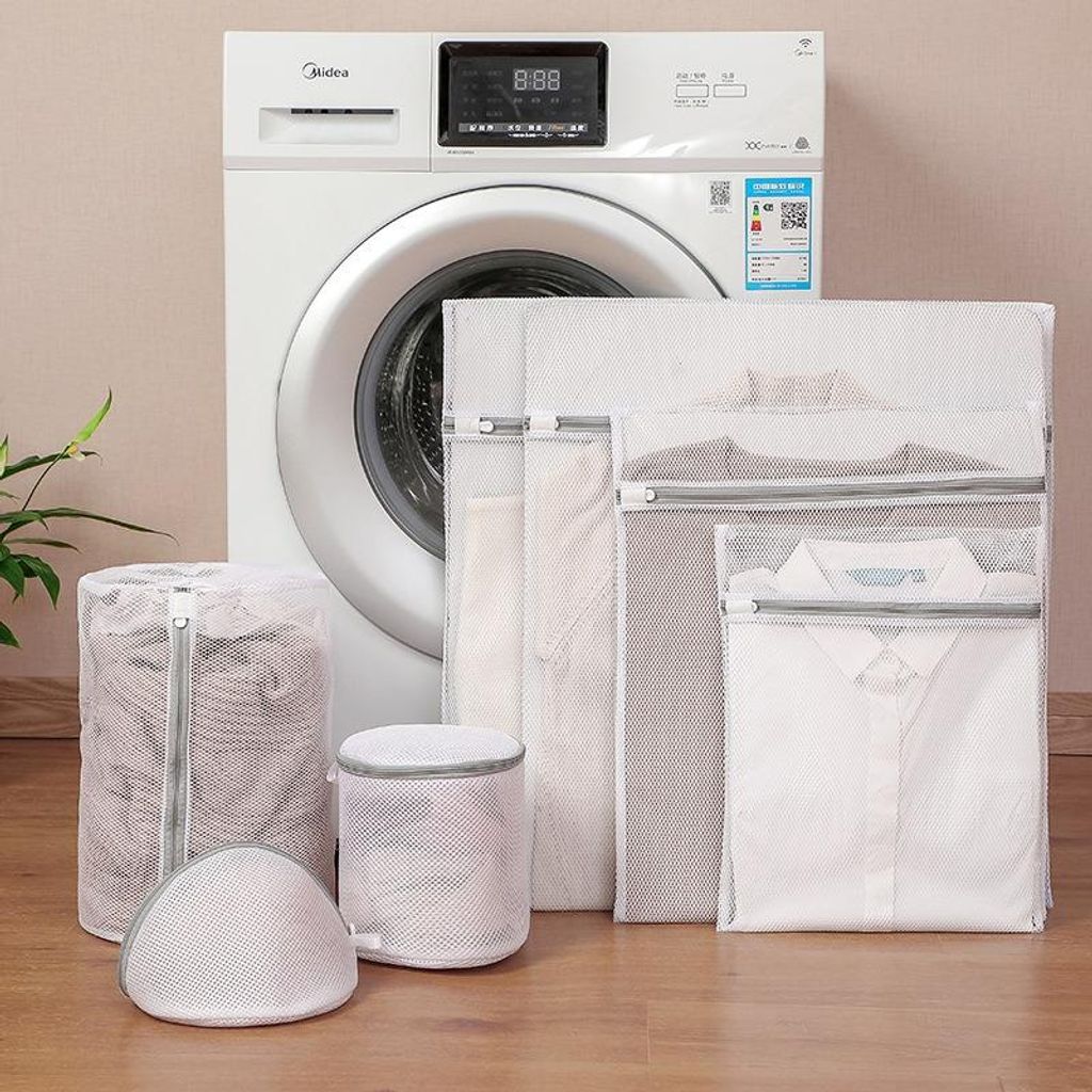 INF 7-teiliges Wäschenetz-Set: Grobmaschig, Polyester, Produktbild 