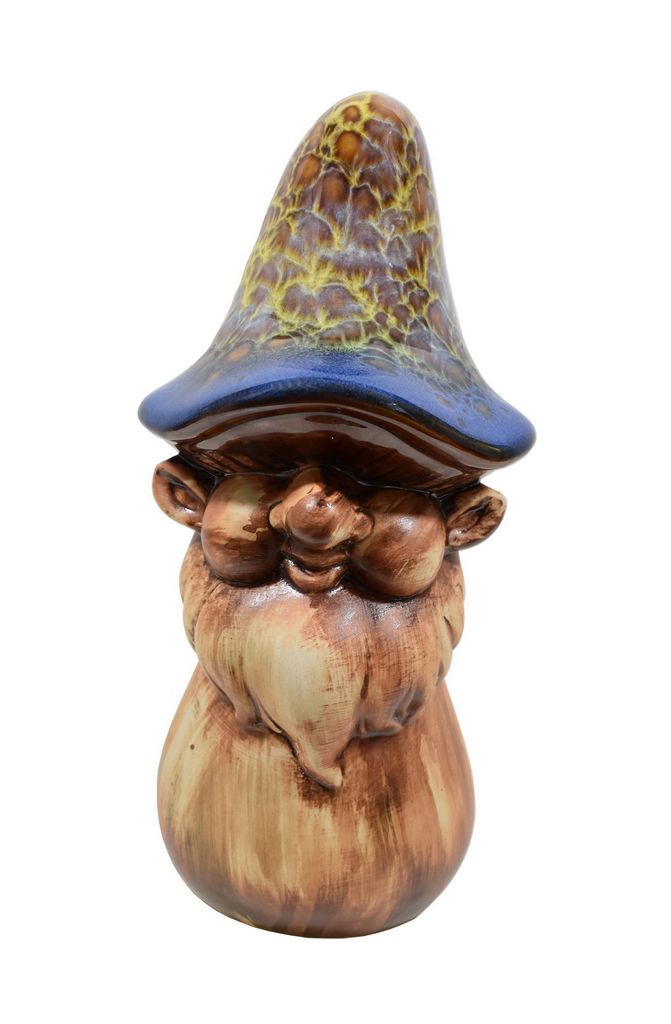Pilz Wichtel Gnom Troll Garten Deko Skulptur Figur Statue Steinpilz Fliegenpilz