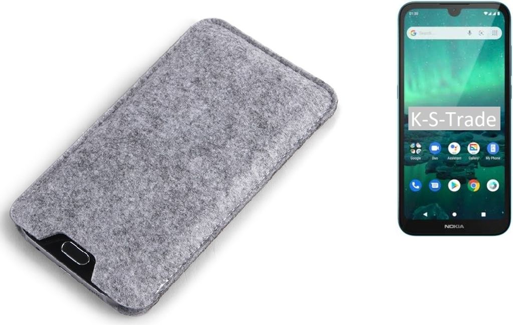 K-S-Trade Filz Handyhülle kompatibel mit Nokia 1.3 Produktbild 
