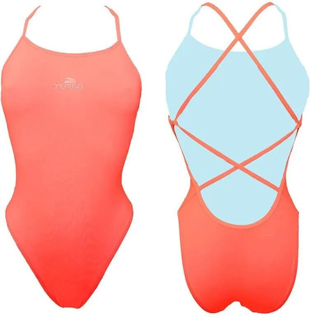 Turbo Patron Sirene Badeanzug Rot 2XL Frau Rot 2XL