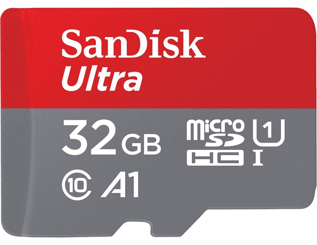 SD MicroSD Card  32GB SanDisk Ultra Class 10 inkl. Adapter Produktbild 