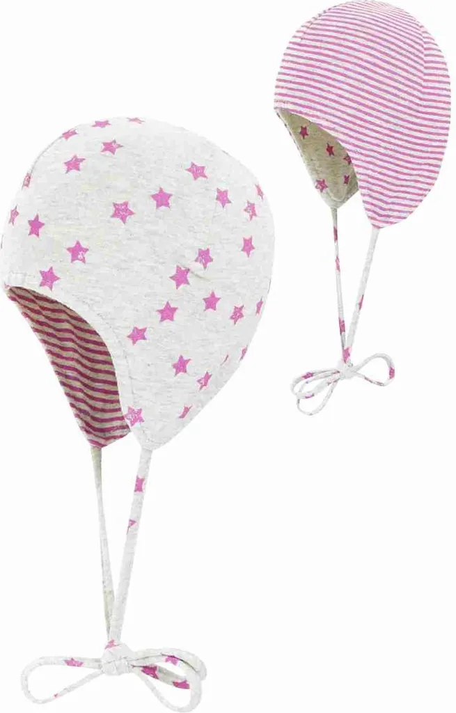 Döll Cappello Sole Bambina Rosa Reversibile - Cotone Alta Qualità