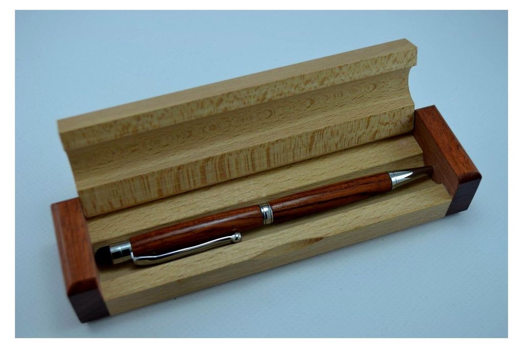 Bubinga Holz Touch Stift-Fall