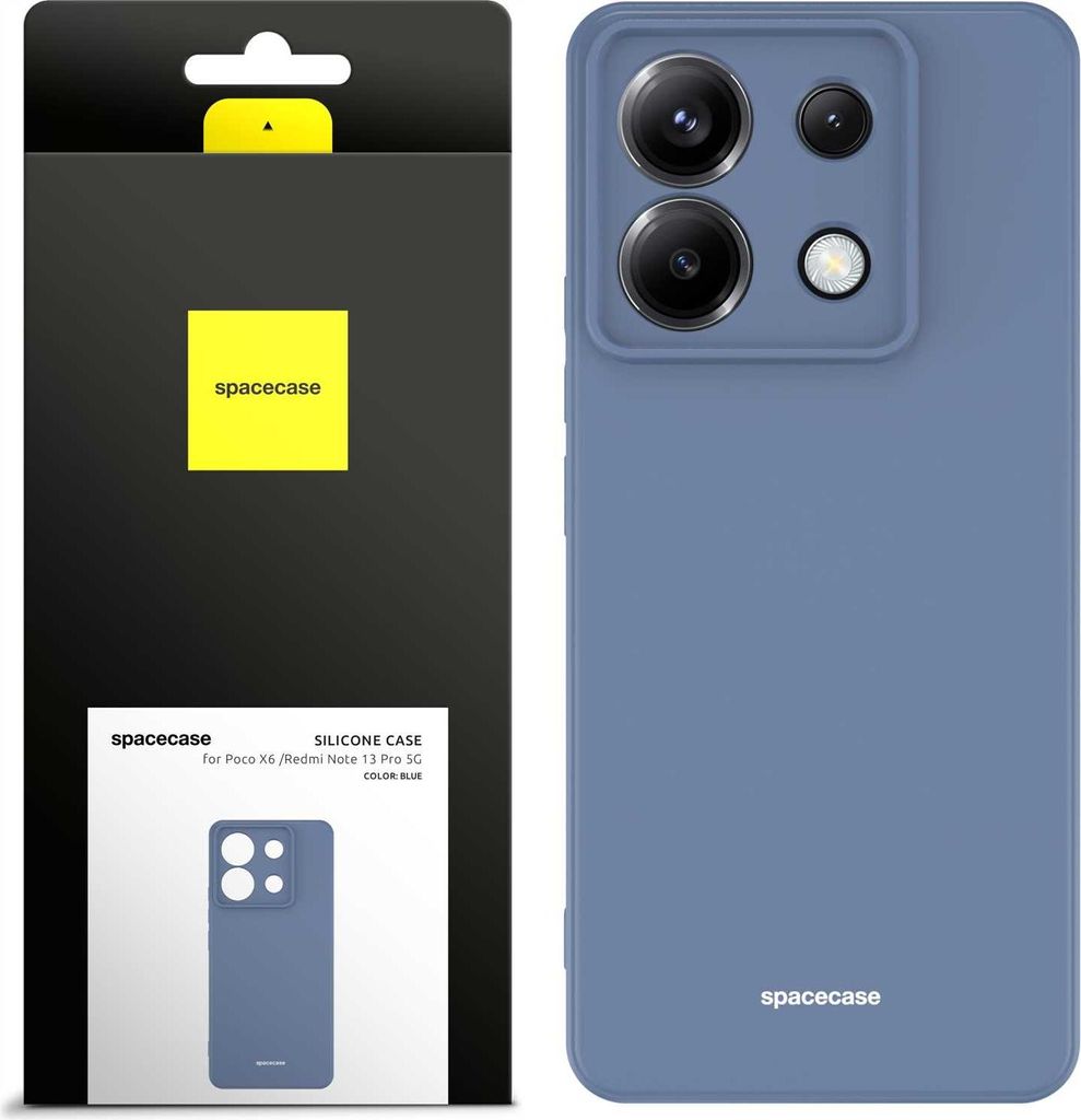 Spacecase Silikonhülle Poco X6 / RM Note 13 Pro 5G blau