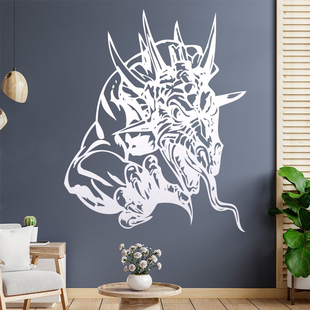Drachen Klaue Wandtattoo in 6 Größen - Wandaufkleber Wall Sticker - Dekoration, Küche, Wohnzimmer, Schlafzimmer, Badezimmer