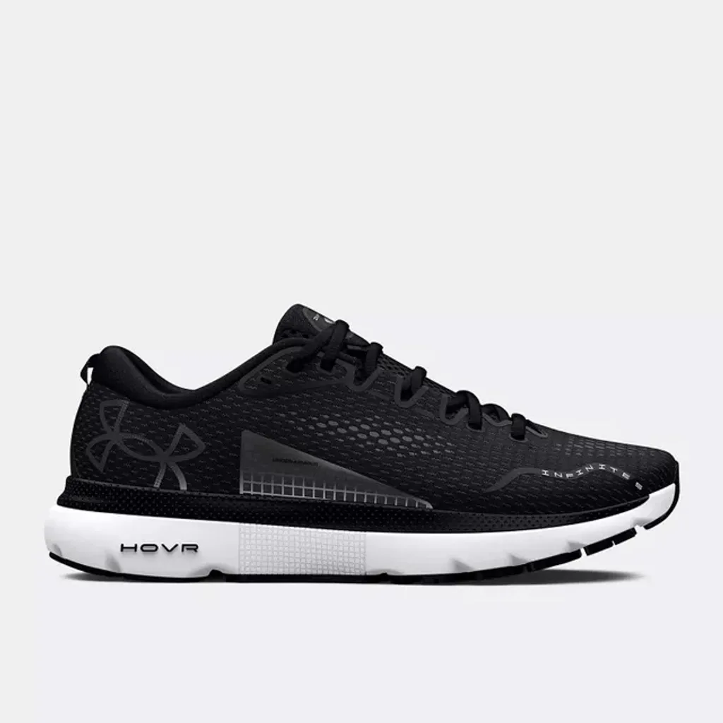UA HOVR Infinite 5 BLK avec Amorti Réactif - Basket Sport Homme Noir 41