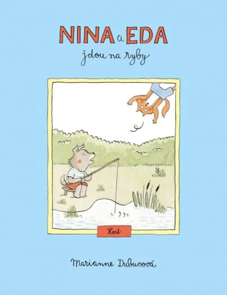 Livre Nina et Eda vont à la pêche : Illustrations et Couverture Rigide