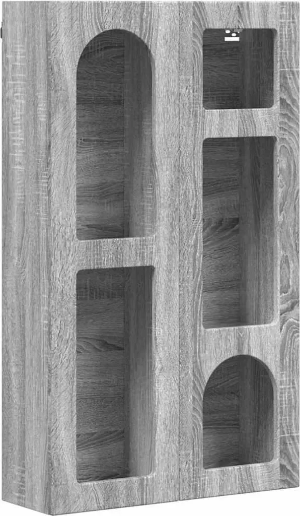 Armadietto Pensile SYFAX™ 59x20x100 cm - Design Scandinavo Grigio