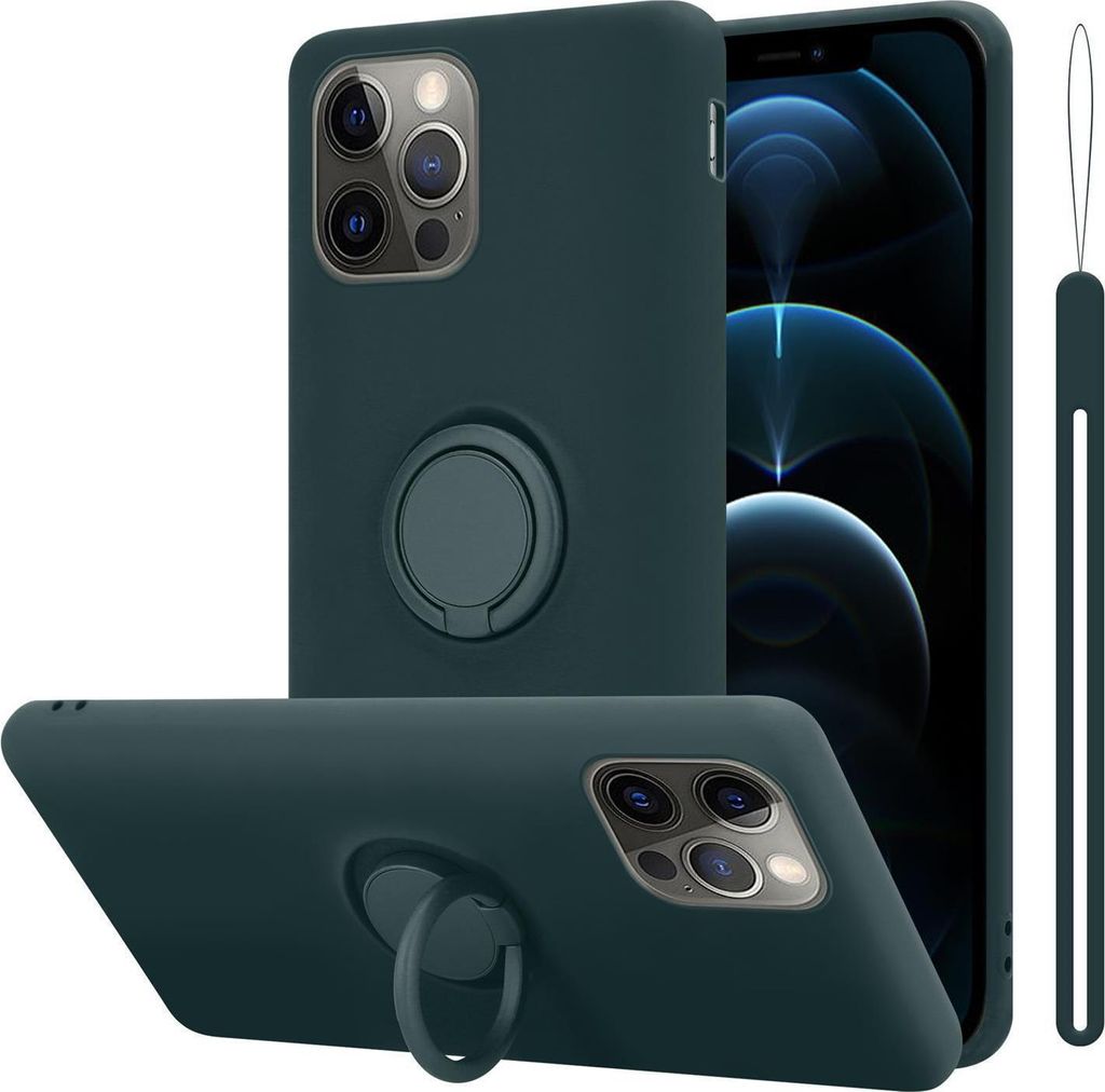 Cadorabo Hülle für Apple iPhone 13 Schutz Hülle in Grün Handyhülle TPU Etui Case Cover