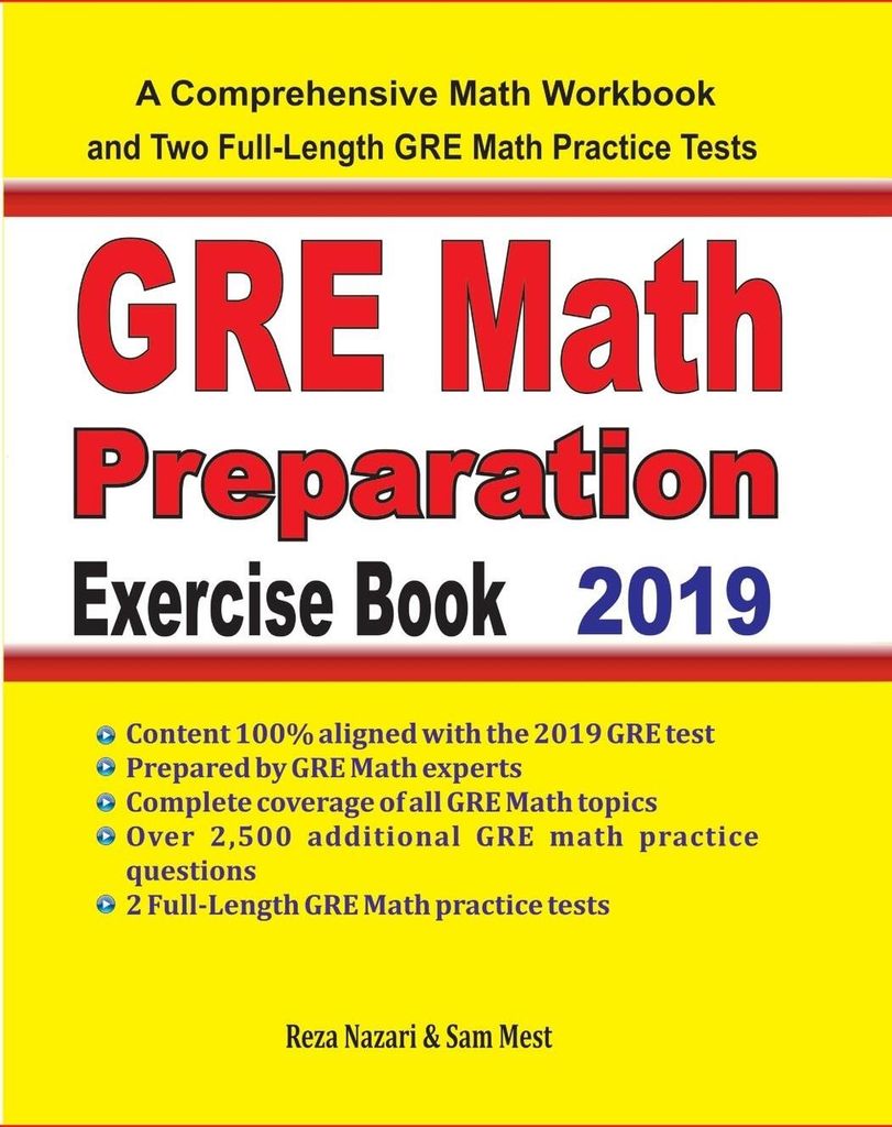 GRE Math Preparation Exercise Book