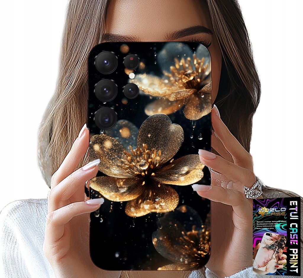 Gehäuse Für Samsung Galaxy S24 Ultra - Schöne Blumenmuster, Rückseite, Gehäuse